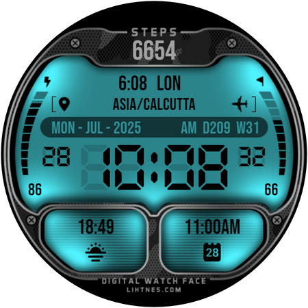 Digital Watch Face