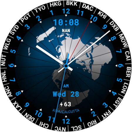 World Time Watch Face