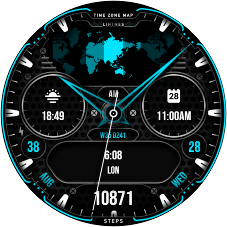 World Time Watch Face