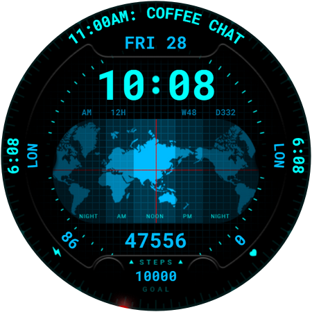 World Time Watch Face