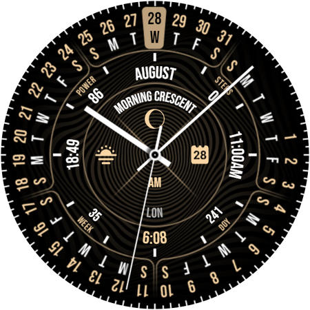 Calendar Watch Face