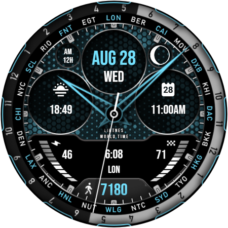 World Time Watch Face