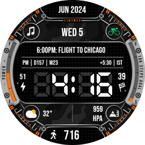Digital Watch Face