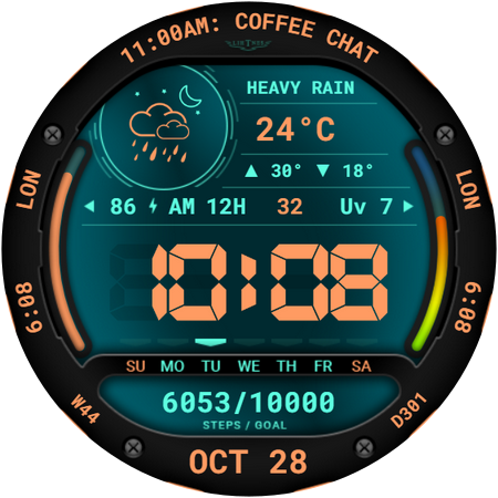 Digital Watch Face