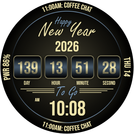New Year Watch Face