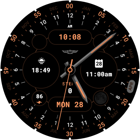 24 Hour Watch Face