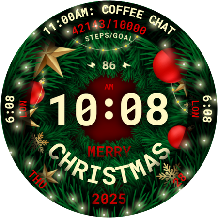 Christmas Watch Face