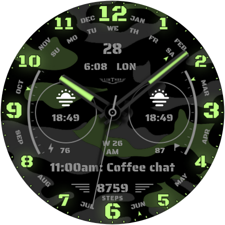 Military Camo Watch 092