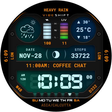 InfoSync Watch Face 134