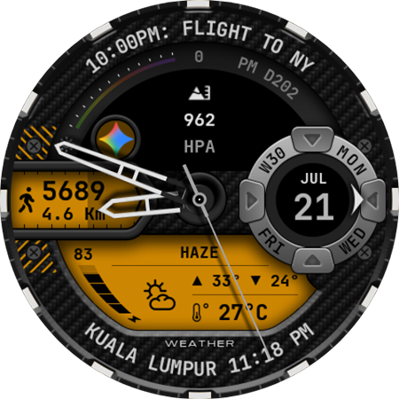 Ultimate Analog Watch Face 180