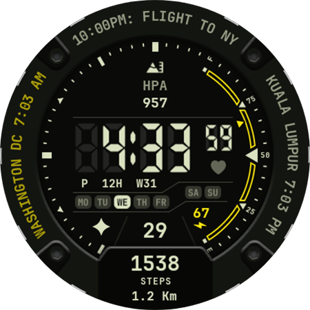 RuggedMan Watch Face 171